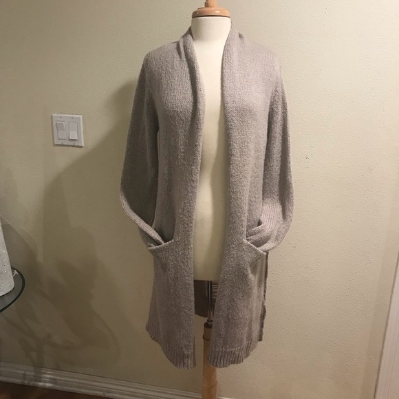 LOVESTITCH distressed back cardigan 2 pockets Sz M - Picture 4 of 5